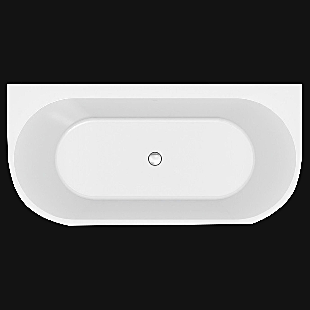 Corner Acrylic Freestanding Bathtub Made in Turkey